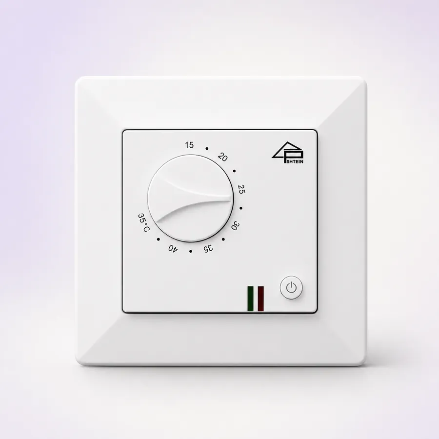 SHTEIN F20 WHITE — терморегулятор для теплого пола — фото товара