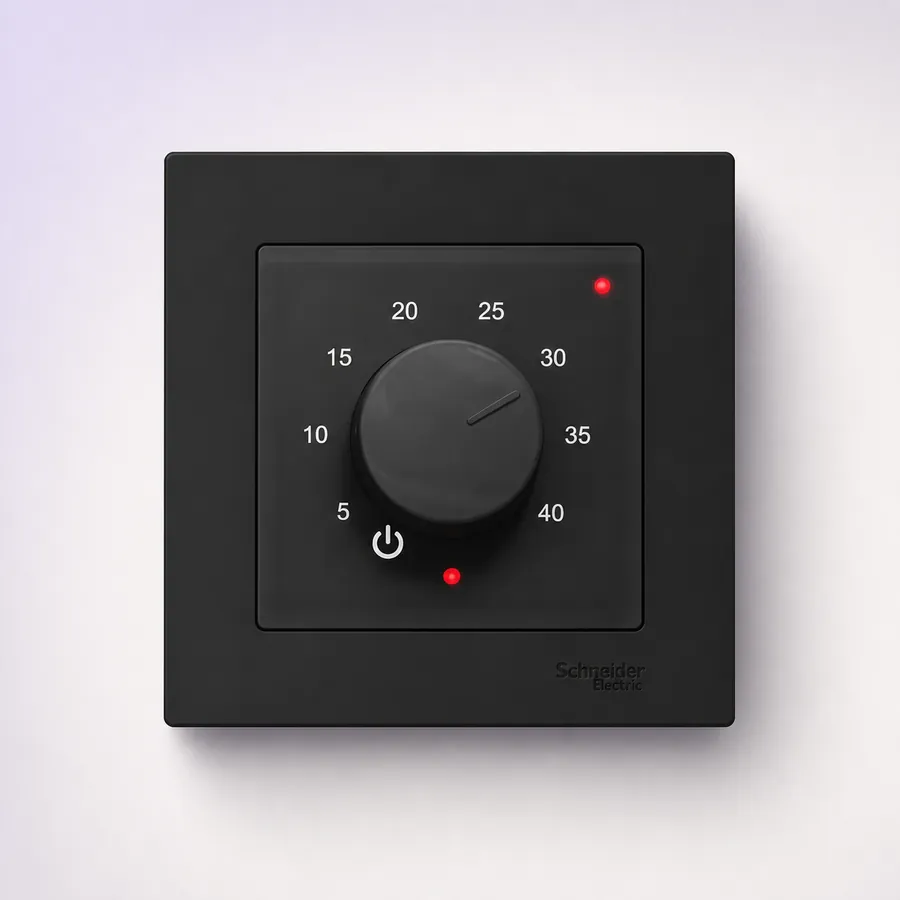 SHTEIN X3.03 BLACK — терморегулятор для теплого пола — фото товара