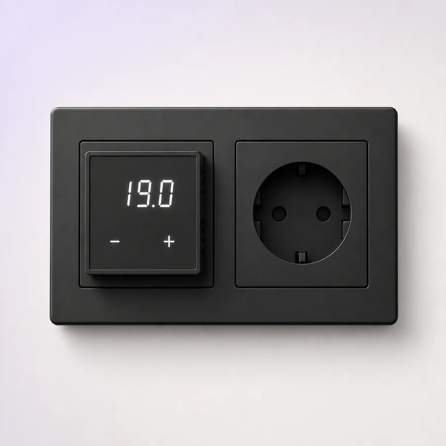 SHTEIN X4.44 BLACK — терморегулятор для теплого пола — фото товара